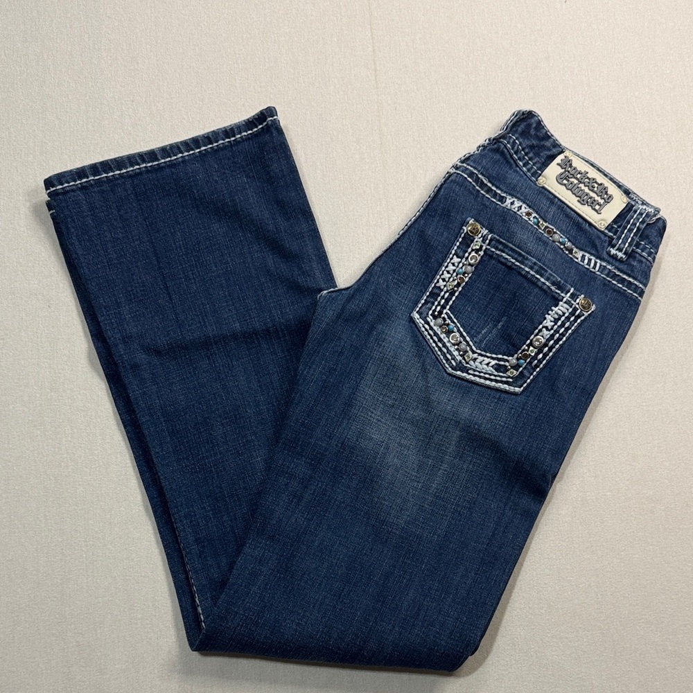 Rock & Roll Cowgirl Indigo Boot Cut Jeans